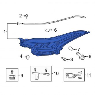 Toyota OE - Front Left Headlight