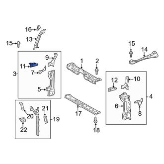 Toyota OE - Front Right Bumper Cover Bracket