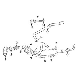 Toyota OE - Cooling - Radiator & Components (Thermostat & Hoses)