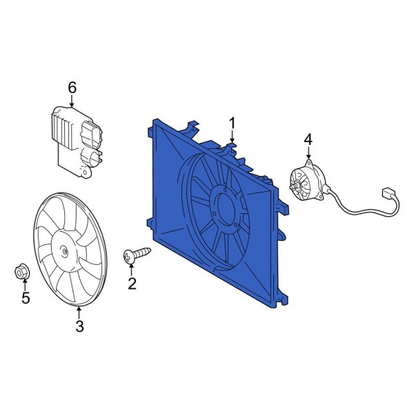 Engine Cooling Fan Shroud