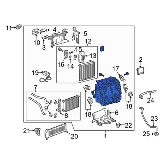 Toyota OE - HVAC Unit Case Assembly