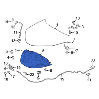 Toyota OE - Front Hood Insulation Pad
