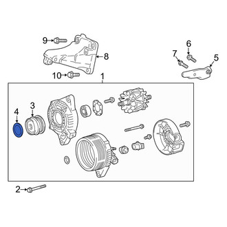 Toyota OE - Alternator Pulley Cap
