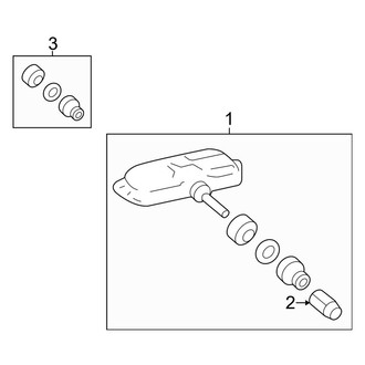Toyota OE - Electrical - Tire Pressure Monitor Components