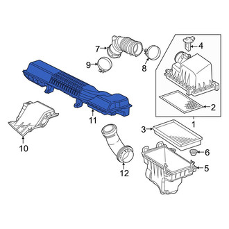 Toyota OE - Front Center Engine Air Intake Hose