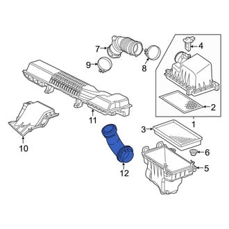 Toyota OE - Front Center Engine Air Intake Hose