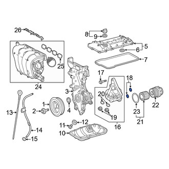 Toyota OE - Engine Oil Filter Adapter O-Ring