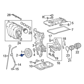 Toyota OE - Engine Harmonic Balancer Bolt