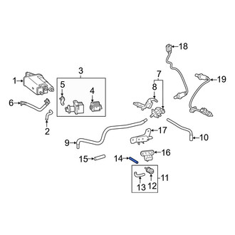 Toyota OE - Evaporative Emissions System Lines