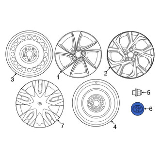 Toyota OE - Wheel Cap