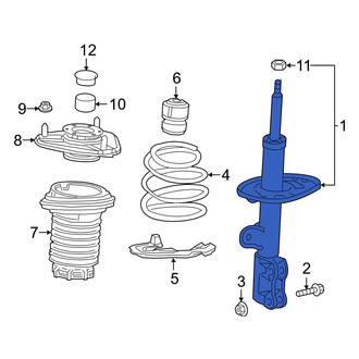 Toyota OE - Front Left Suspension Strut