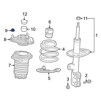 Toyota OE - Suspension Strut Mount Nut