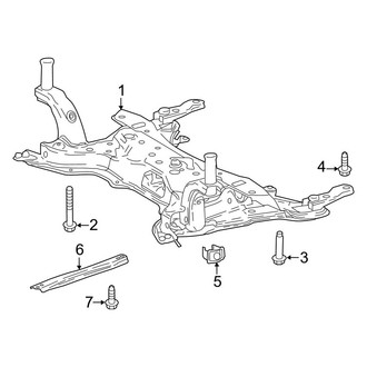 Toyota OE - Front Suspension - Suspension Mounting