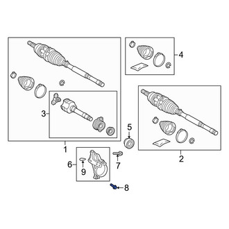 Toyota OE - Suspension Strut Tower Bolt