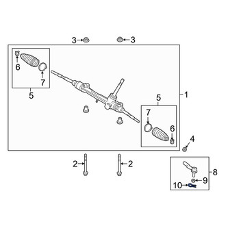 Toyota OE - Outer Steering Tie Rod End Cotter Pin