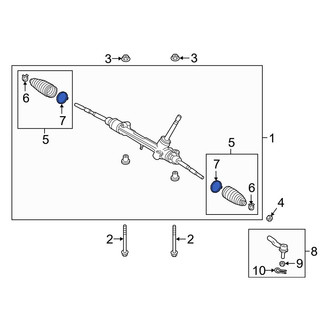 Toyota OE - Inner Rack and Pinion Bellows Clamp