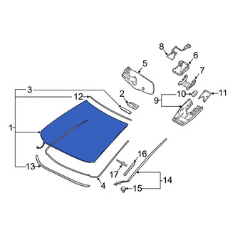 Toyota OE - Front Windshield