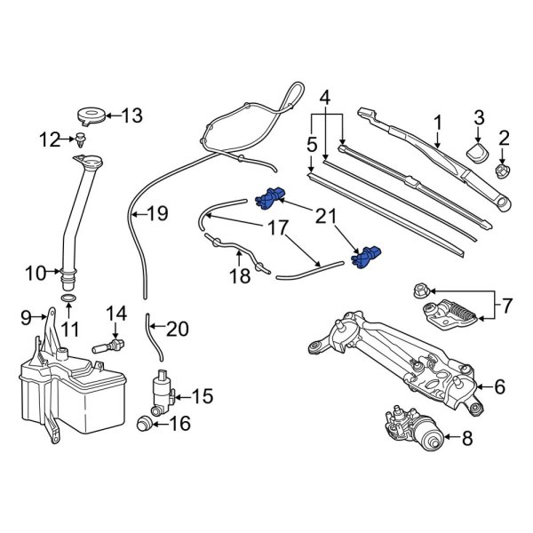 Windshield Washer Nozzle