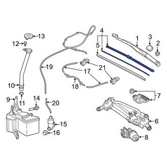 Toyota OE - Front Left Wiper Blade