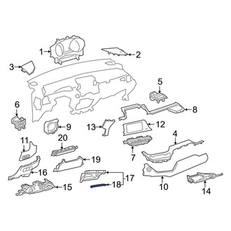 Toyota OE - Instrument Panel Storage Compartment