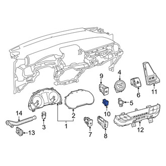 Toyota OE - Dashboard Panel Cap