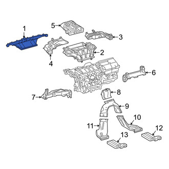 Toyota OE - Front Windshield Defroster Nozzle