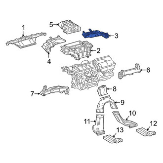 Toyota OE - Right Upper Instrument Panel Air Duct