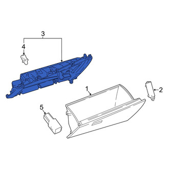 Toyota OE - Front Glove Box Housing