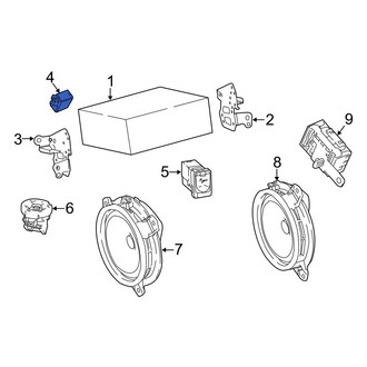 Toyota OE - Radio Connector