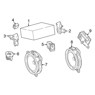 Toyota OE - Instrument Panel - Sound System