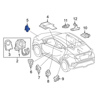 Toyota OE - Air Bag Impact Sensor