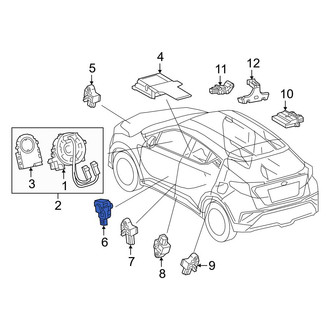 Toyota OE - Front Outer Air Bag Impact Sensor