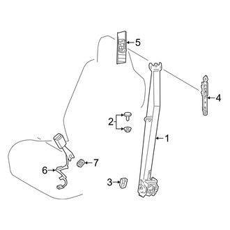 Toyota OE - Restraint Systems - Front Seat Belts