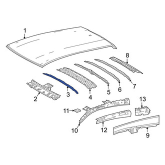 Toyota OE - Front Roof Bow