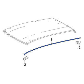 Toyota OE - Left Roof Drip Molding