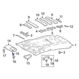 Toyota OE - Sun Visor Screw