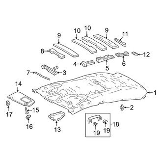 Toyota OE - Roof - Interior Trim (Japan Built)
