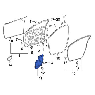 Toyota OE - Front Right Door Access Cover
