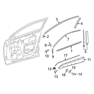 Toyota OE - Door Molding Clip
