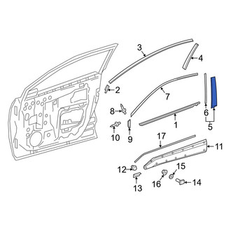 Toyota OE - Front Right Door Applique