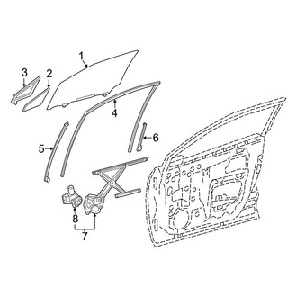 Toyota OE - Front Door - Glass & Hardware