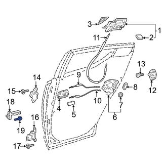 Toyota OE - Door Check Bolt