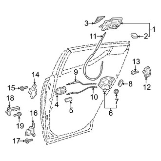 Toyota OE - Rear Door - Lock & Hardware (Turkey Built)