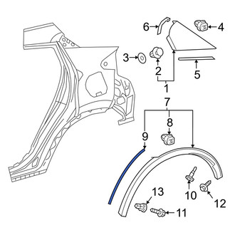 Toyota OE - Wheel Arch Molding Seal