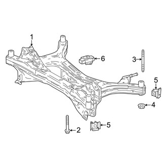 Toyota OE - Rear Suspension - Suspension Mounting