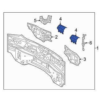 Toyota OE - Front Left Bumper Cover Bracket