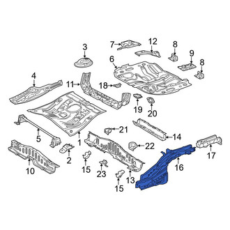 Toyota OE - Rear Left Frame Side Member