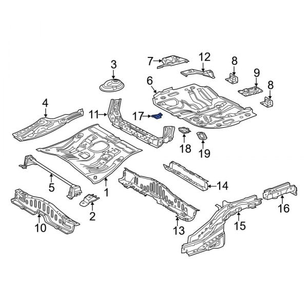 Toyota OE 5836747020 - Fuel Line Bracket