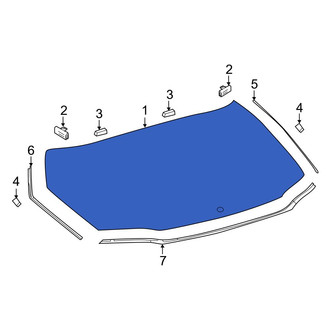 Toyota OE - Rear Liftgate Glass