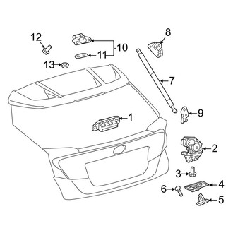 Toyota OE - Lift Gate - Lock & Hardware (Turkey Built)